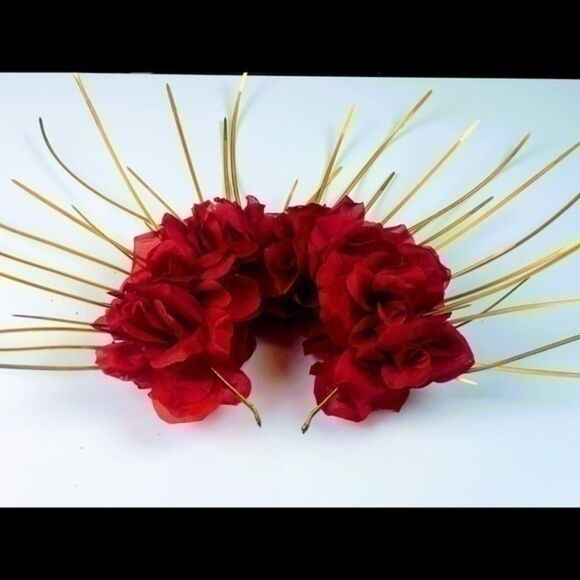 Pick 1- Handmade Catrina Day of the dead headband. main image 4